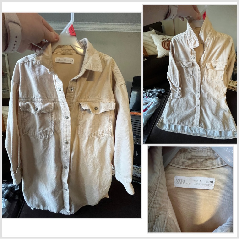 Zara Kids Corduroy Shirt